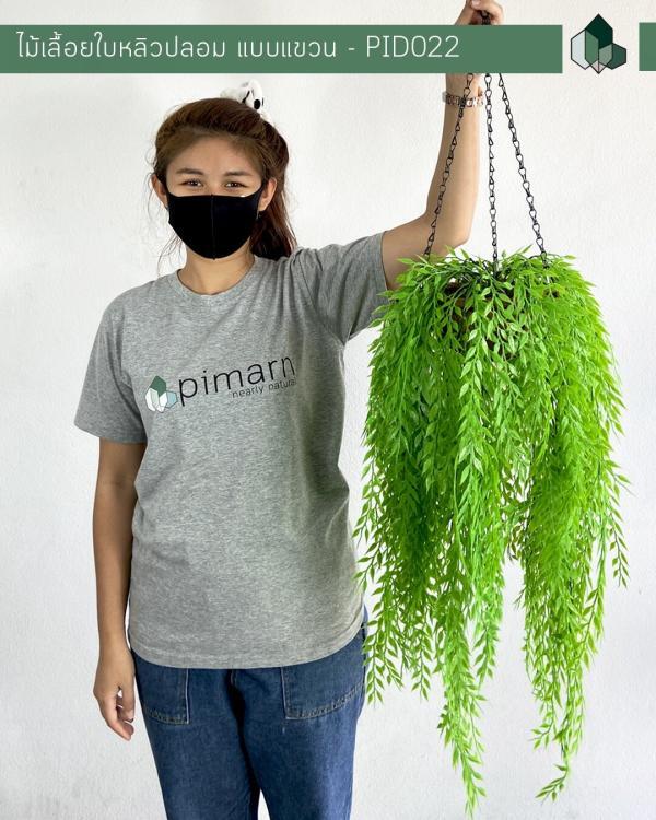 ไม้เลื้อยปลอม ไม้เลื้อยใบหลิวปลอมกระถางใยมะพร้าว