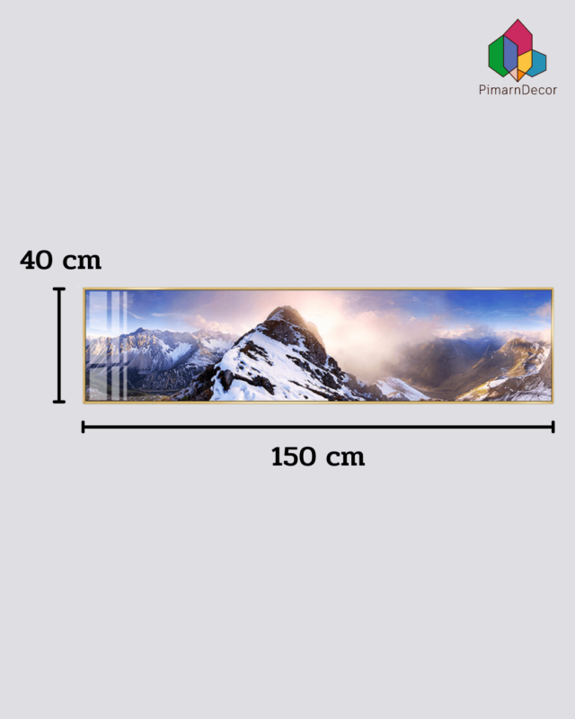 รูปภาพติดผนัง รูปภาพวิวภูเขา รูปตกแต่ง ยาว1.5M
